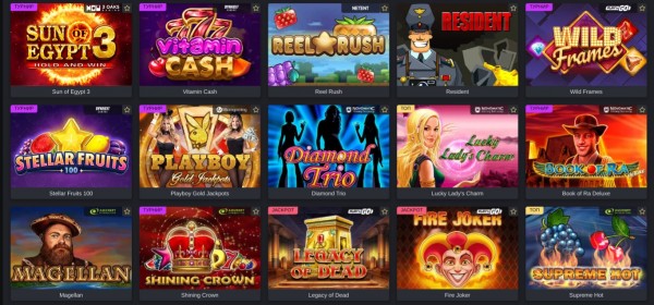 Игровые аппараты в Gold casino
